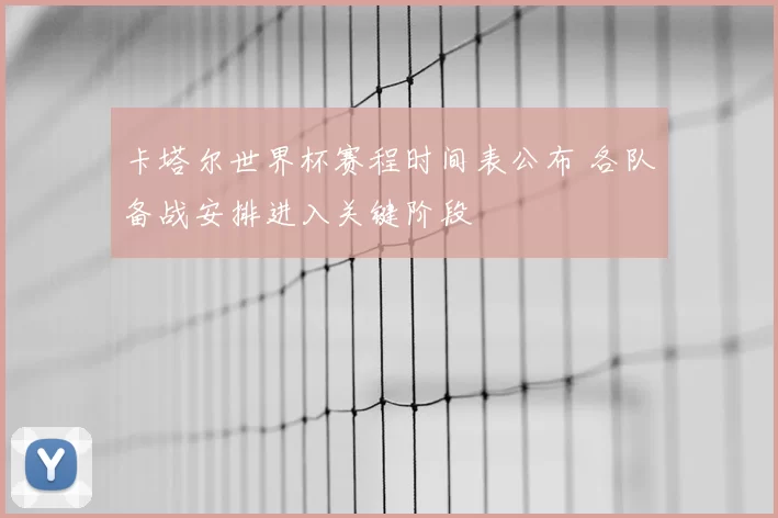 卡塔尔世界杯赛程时间表公布 各队备战安排进入关键阶段