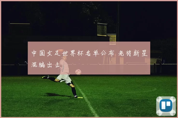 中国女足世界杯名单公布 老将新星混编出击